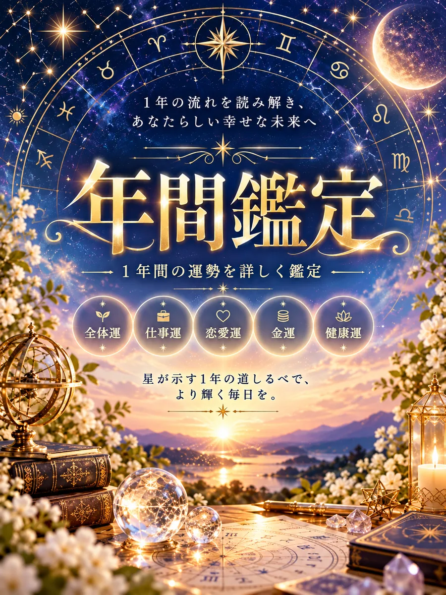 Redays 2027年 年間鑑定 1年の流れを星で読み解く
